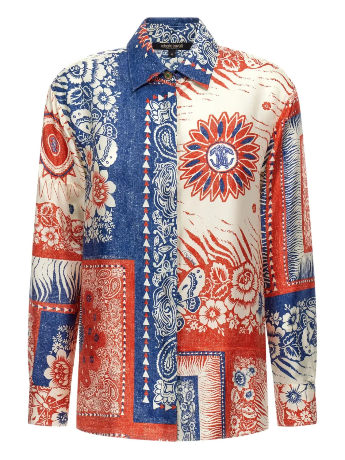 Roberto Cavalli рубашка с принтом, синий
Roberto Cavalli рубашка с принтом, синий