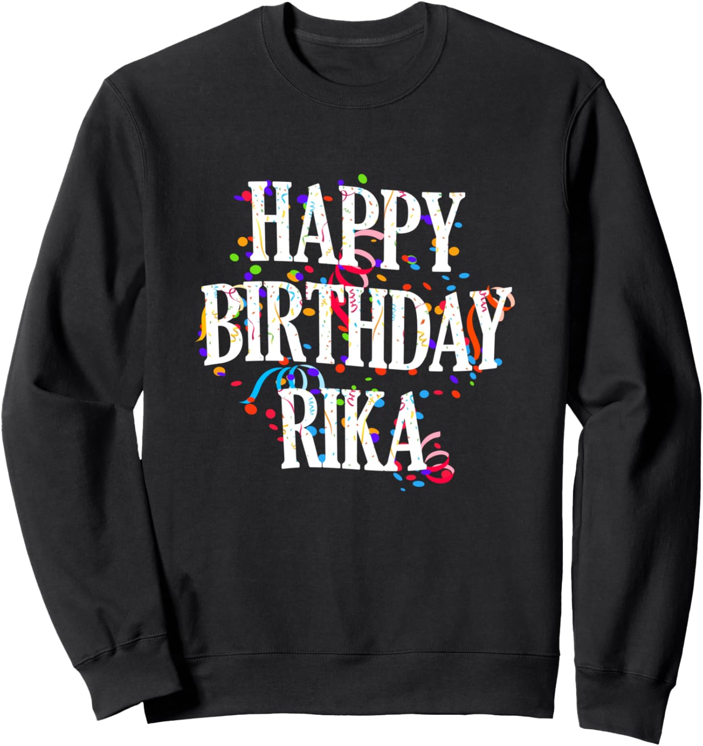 С днем рождения, Рика! Имя: Девочка. Красочная праздничная толстовка Happy Birthday Rika, черный
С днем рождения, Рика! Имя: Девочка. Красочная праздничная толстовка Happy Birthday Rika, черный