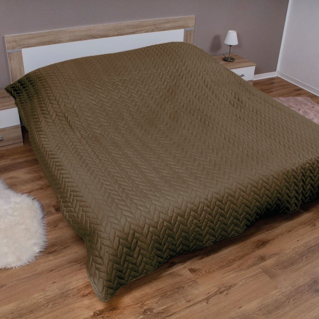 Покрывало XXL (220x240 см) с мягким промежуточным слоем (серое), покрывало - ÖKO-Tex 100, стеганое летнее одеяло - одеяло, двустороннее одеяло Bestlivings
Покрывало XXL (220x240 см) с мягким промежуточным слоем (серое), покрывало - ÖKO-Tex 100, стеганое летнее одеяло - одеяло, двустороннее одеяло Bestlivings