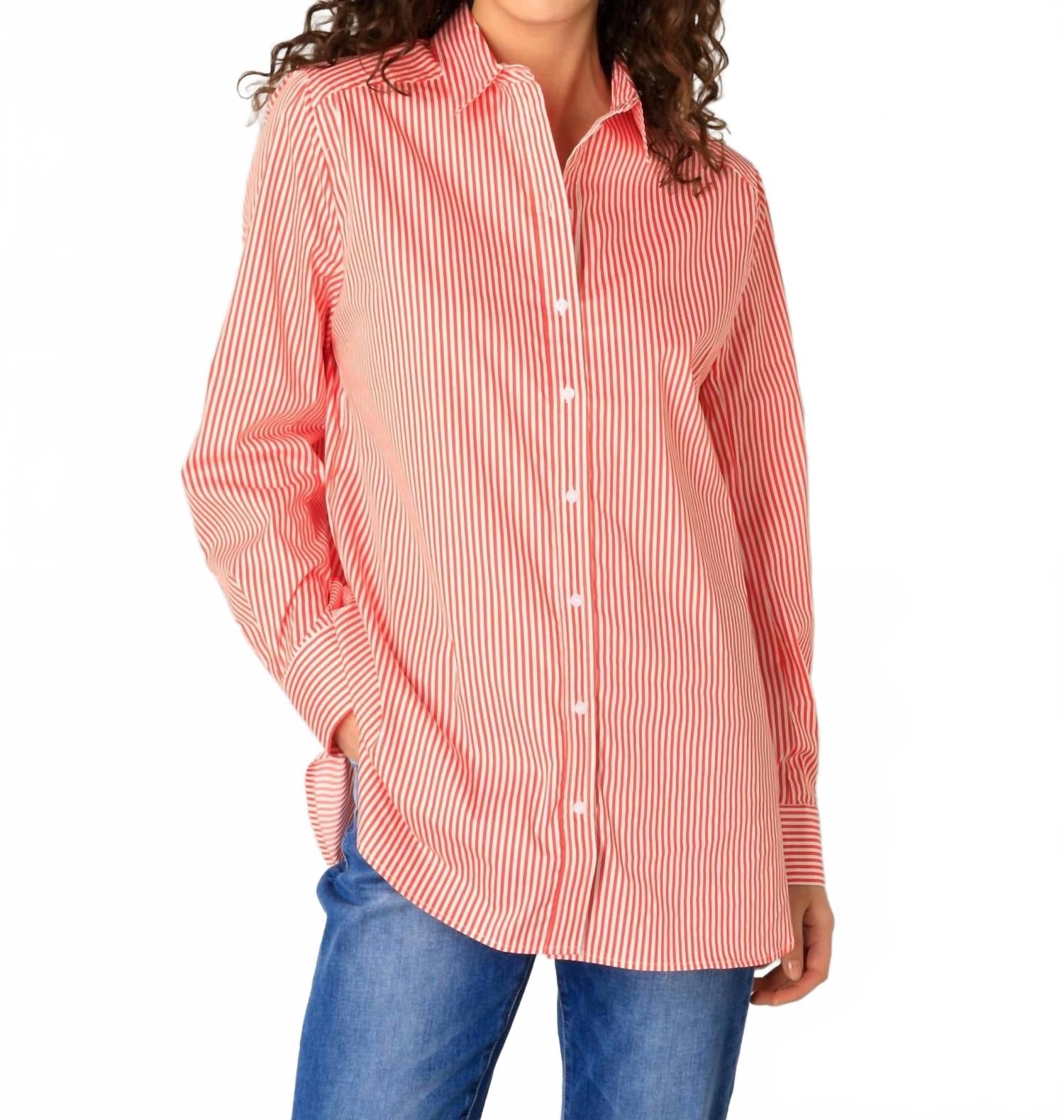 Рэй блузка на пуговицах в цвете слоновая кость/коралловый Yest
Рэй блузка на пуговицах в цвете слоновая кость/коралловый Yest