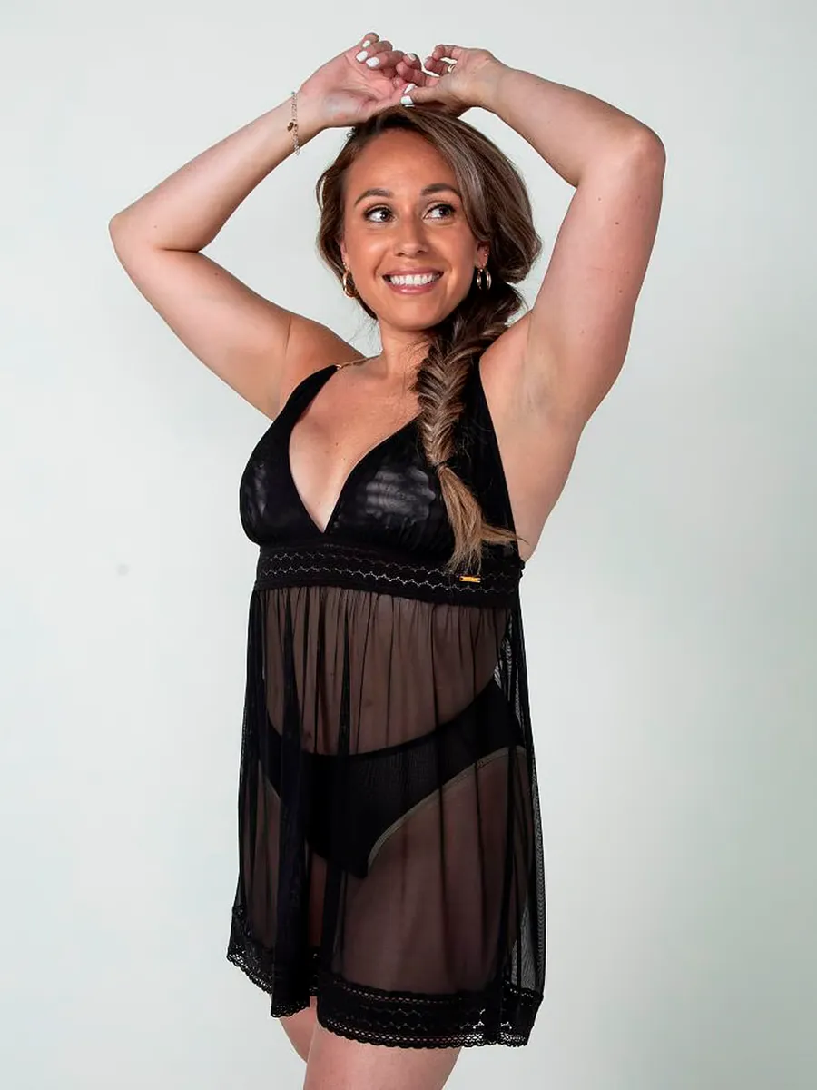 Сетчатая ночная рубашка Narmda Anaono, черный
Сетчатая ночная рубашка Narmda Anaono, черный