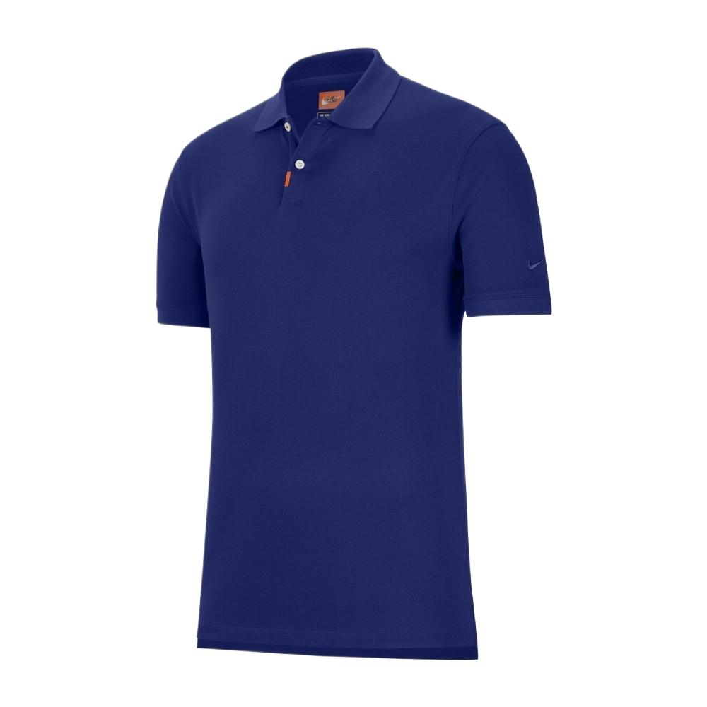 Футболка поло мужская синяя Nike 
Футболка поло мужская синяя Nike