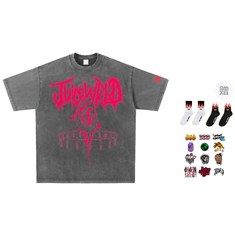 Футболка унисекс Juice Wrld, черная раздача
Футболка унисекс Juice Wrld, черная раздача