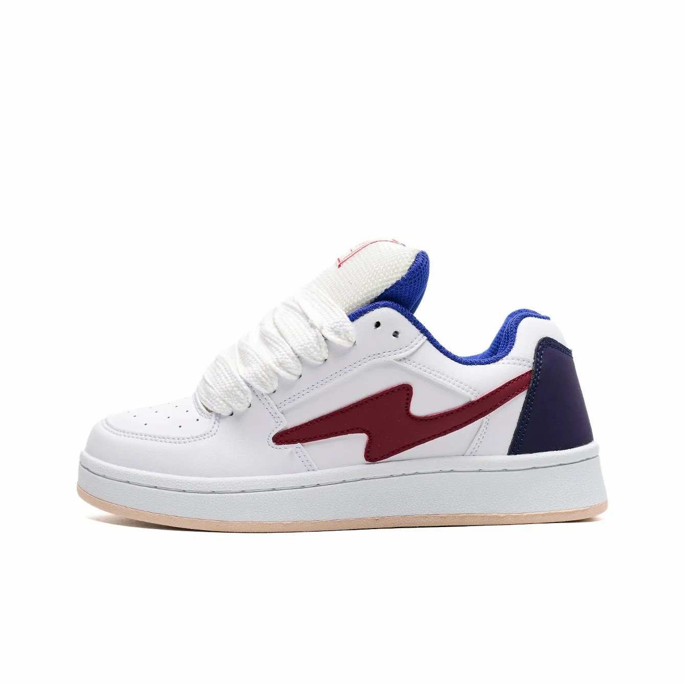 7 SEVFUN Термостойкие абразивоустойчивые легкие низкие скейтбордские кроссовки унисекс бело-сине-красные, цвет White Blue Red 
7 SEVFUN Термостойкие абразивоустойчивые легкие низкие скейтбордские кроссовки унисекс бело-сине-красные, цвет White Blue Red