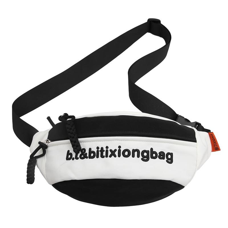 DCLOUD Слинг-бэг, White & Black 
DCLOUD Слинг-бэг, White & Black