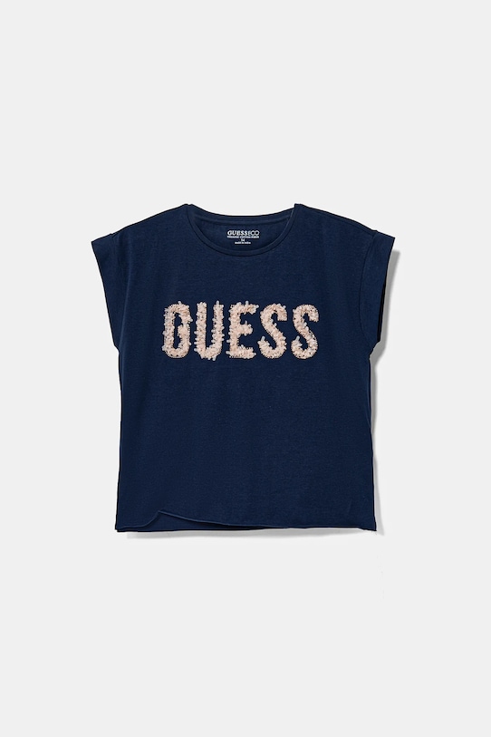 Детская футболка Guess, темно-синий 
Детская футболка Guess, темно-синий