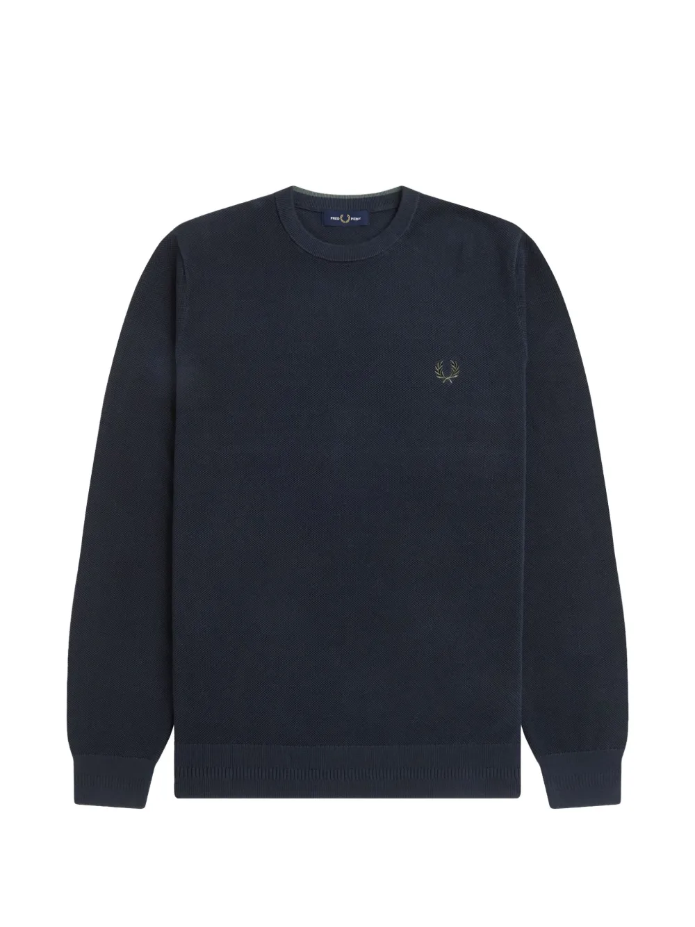 Свитер с вышитым логотипом Fred Perry, зеленый
Свитер с вышитым логотипом Fred Perry, зеленый