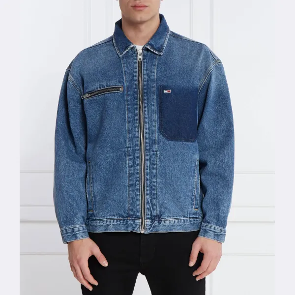 Джинсовая куртка оверсайз Tommy Hilfiger, синий
Джинсовая куртка оверсайз Tommy Hilfiger, синий