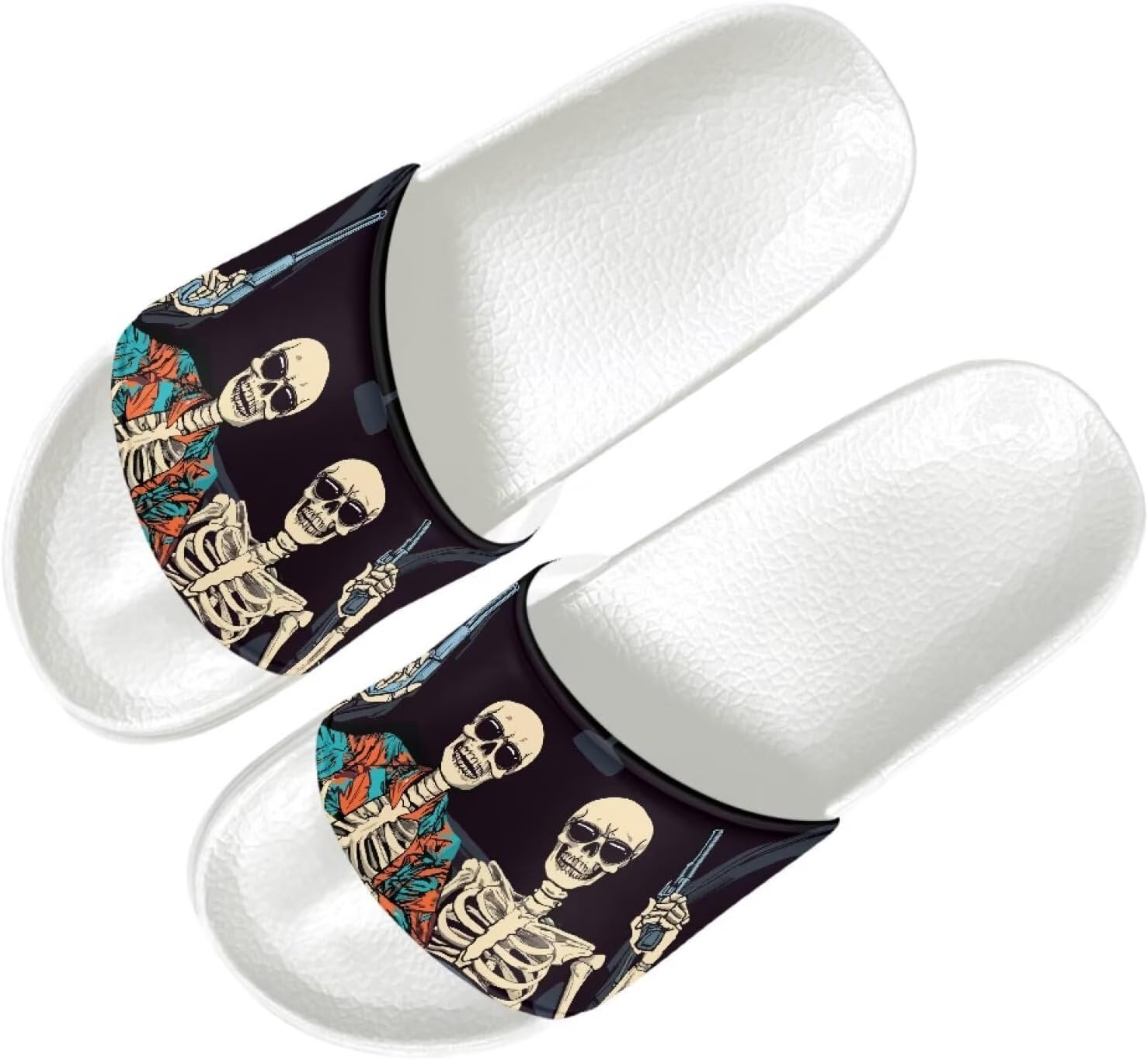 Мужские шлепанцы Quxjehoe, быстросохнущие для душа, противоскользящие, легкие, модные летние сандалии, размеры США 5-14, Holiday Skeleton
Мужские шлепанцы Quxjehoe, быстросохнущие для душа, противоскользящие, легкие, модные летние сандалии, размеры США 5-14, Holiday Skeleton