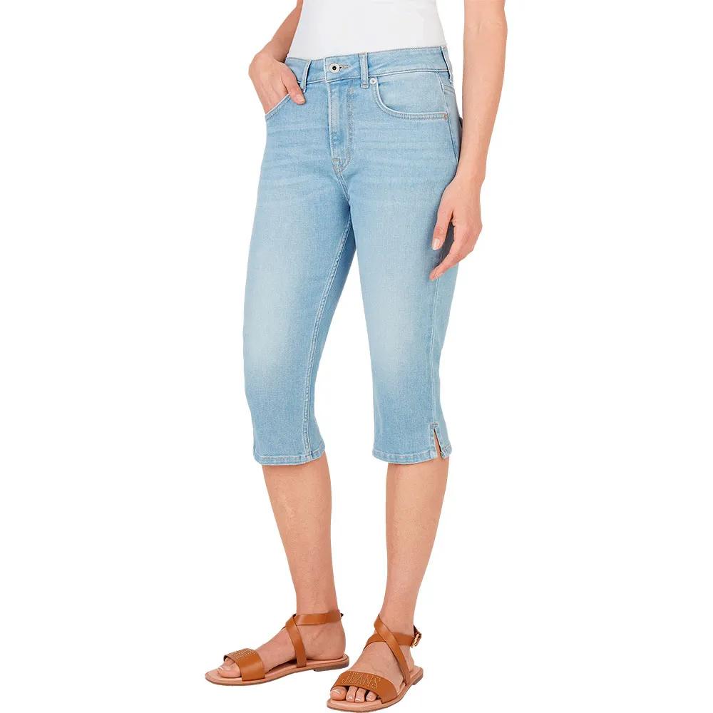 Джинсовые шорты Pepe Jeans Crop Mary с высокой талией, синий
Джинсовые шорты Pepe Jeans Crop Mary с высокой талией, синий