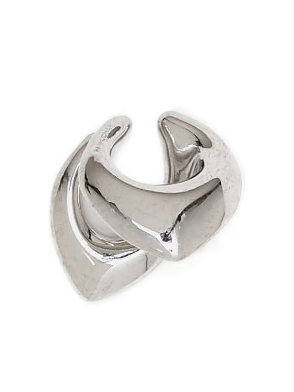 Кафф абстрактной формы Panconesi, серебяный 
Кафф абстрактной формы Panconesi, серебяный