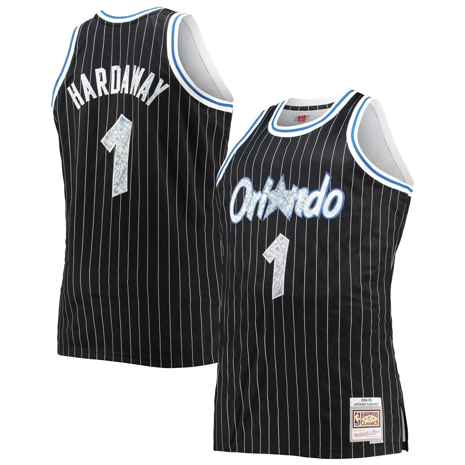 Мужская майка Mitchell & Ness Penny Hardaway Black Orlando Magic Big & Tall 1994-95 годов НБА, посвященная 75-летию Diamond Swingman
Мужская майка Mitchell & Ness Penny Hardaway Black Orlando Magic Big & Tall 1994-95 годов НБА, посвященная 75-летию Diamond Swingman