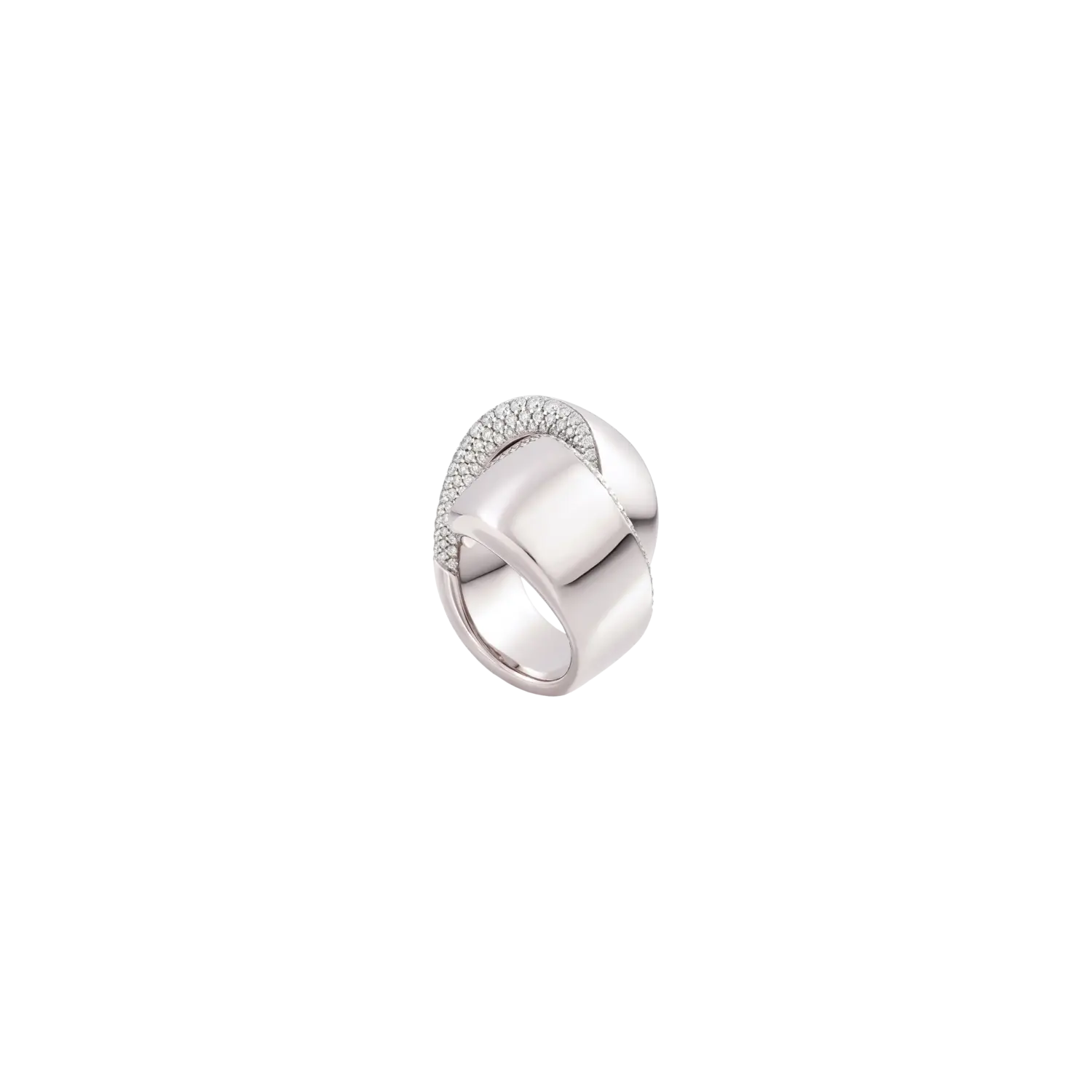 Кольцо -обнимание из 18-каратного белого золота с бриллиантами Vhernier
Кольцо -обнимание из 18-каратного белого золота с бриллиантами Vhernier