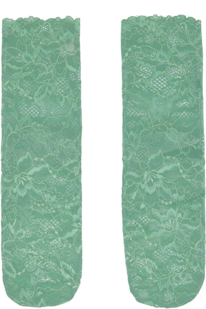Зеленые носки с цветочным кружевом UNDERCOVER
Зеленые носки с цветочным кружевом UNDERCOVER