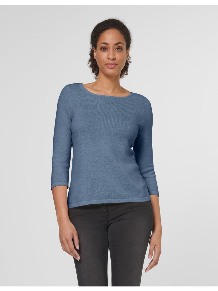 MADELEINE Кашемировый свитер с вырезом-лодочкой дымчато-синего цвета
MADELEINE Кашемировый свитер с вырезом-лодочкой дымчато-синего цвета