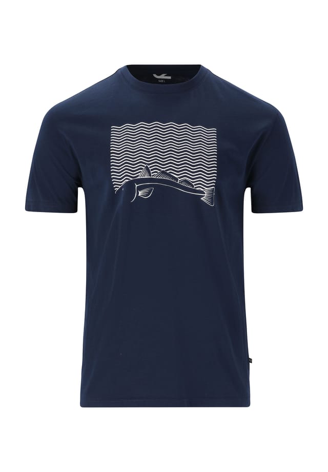 Футболка гусак из дышащего хлопка с модным принтом Cruz, синий
Футболка гусак из дышащего хлопка с модным принтом Cruz, синий