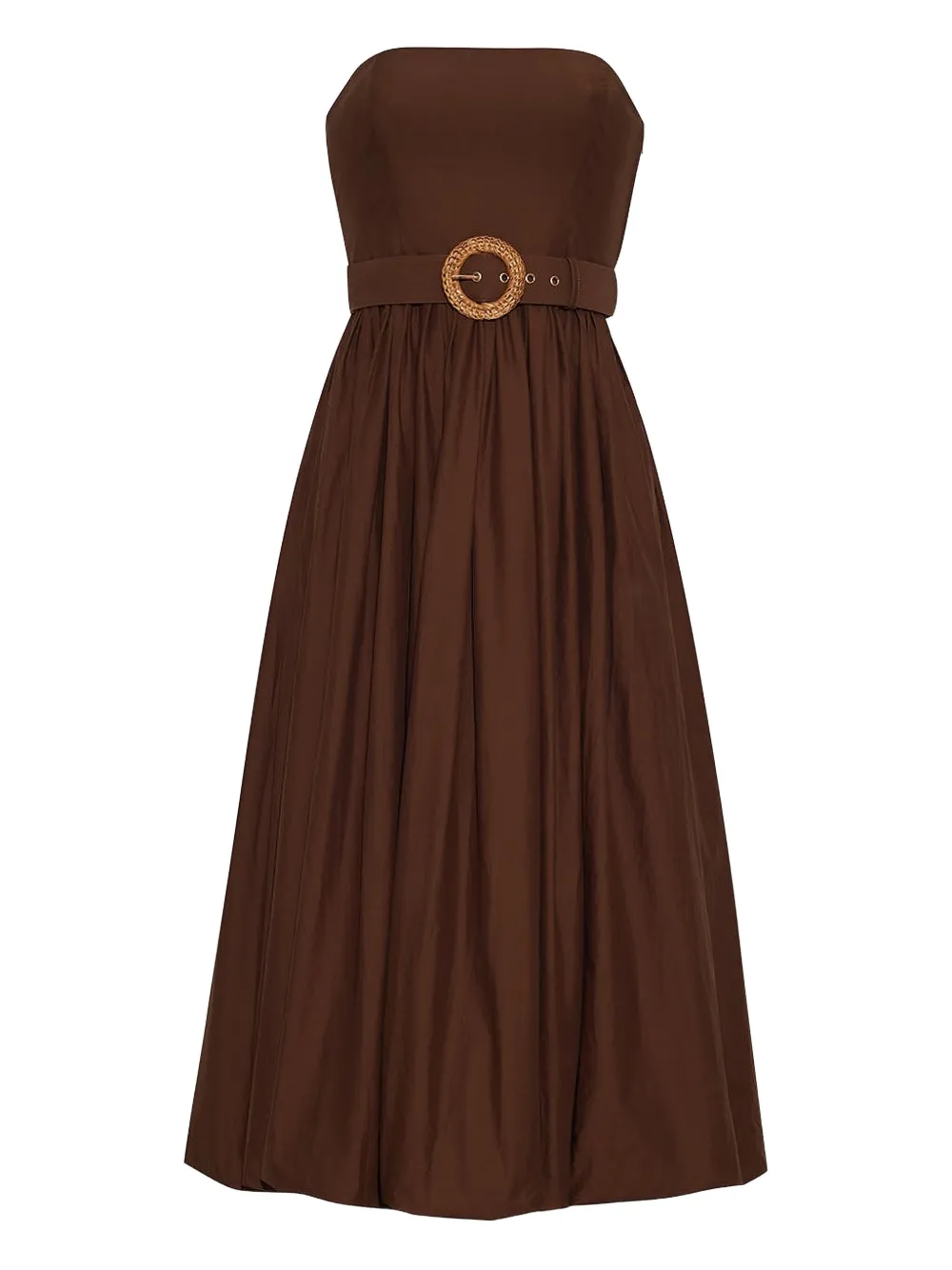 Платье миди без бретелек с поясом Cara Cara, коричневый
Платье миди без бретелек с поясом Cara Cara, коричневый