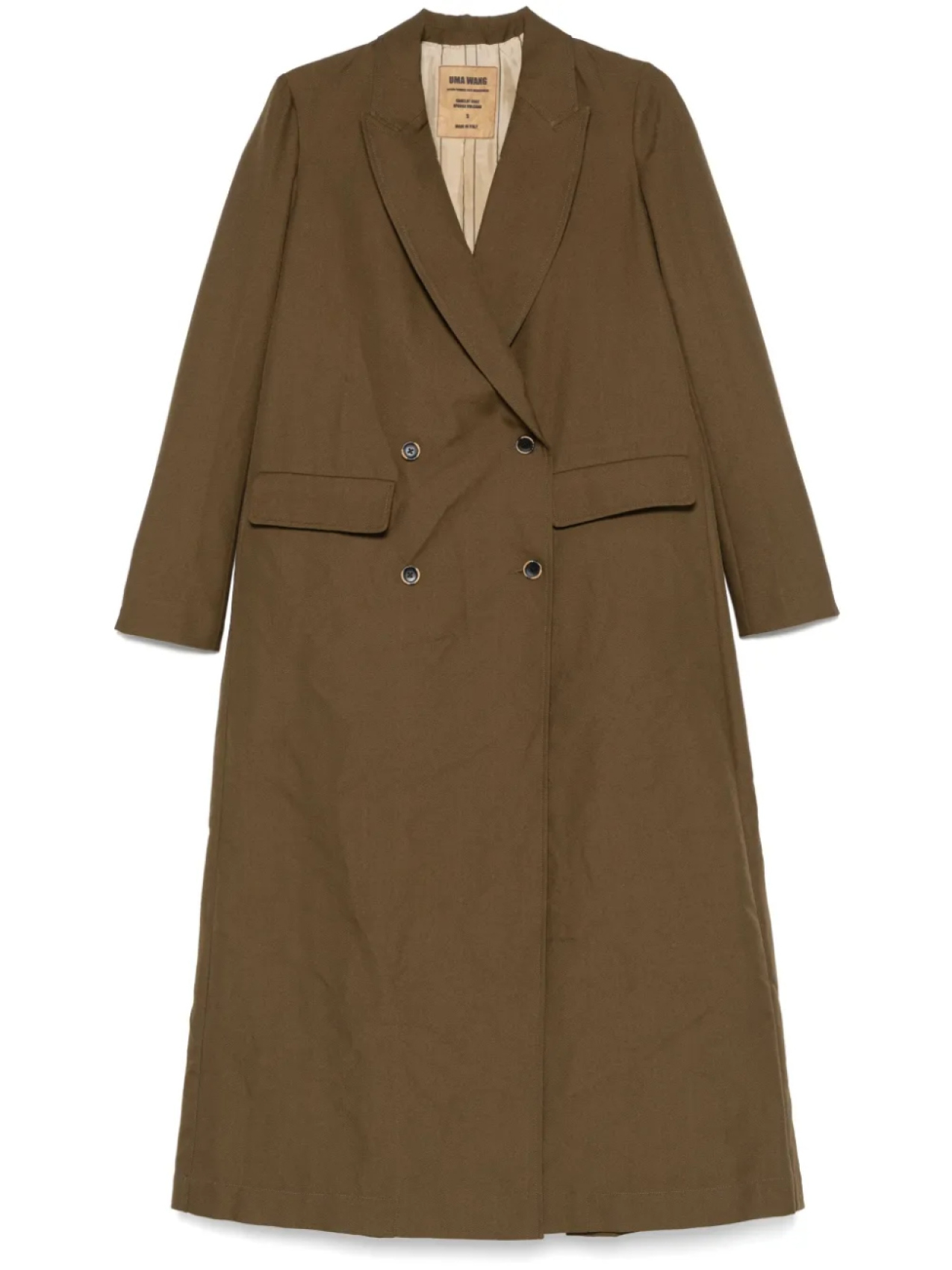 Двубортное пальто Uma Wang, зеленый
Двубортное пальто Uma Wang, зеленый
