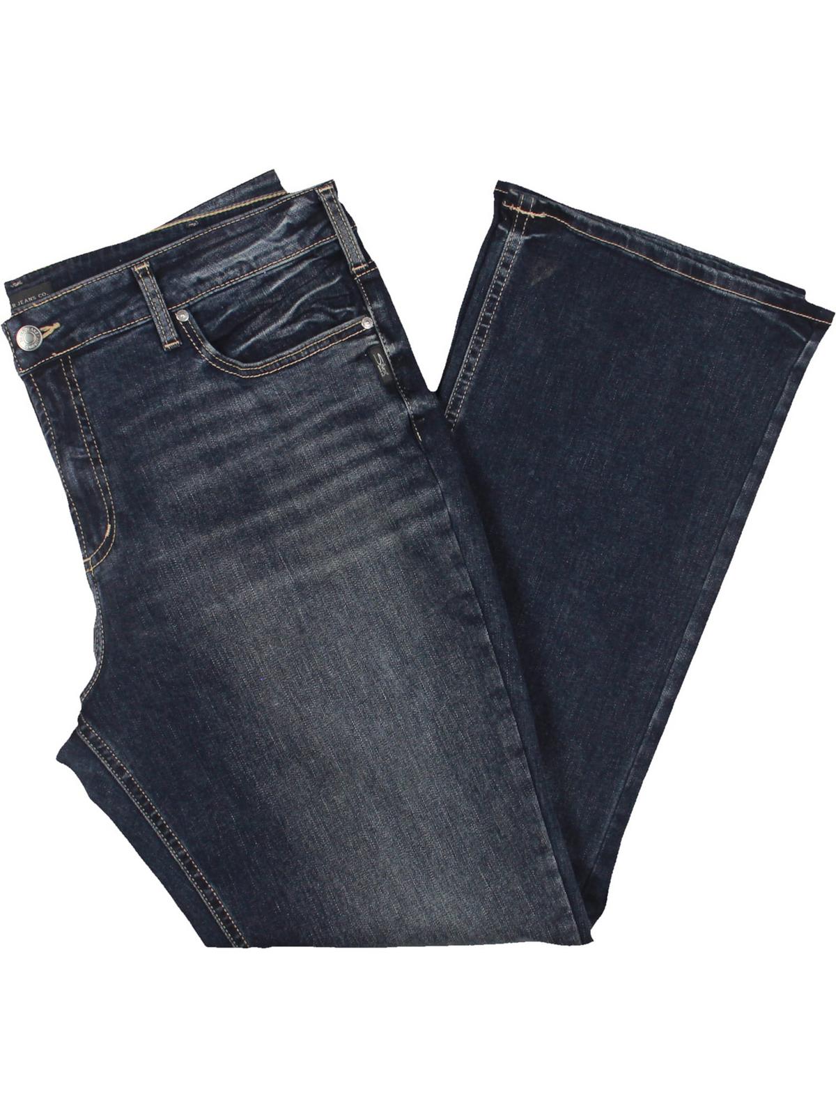Плюс Женские джинсы Bootcut средней посадки с потертостями Silver Jeans Co., индиго
Плюс Женские джинсы Bootcut средней посадки с потертостями Silver Jeans Co., индиго
