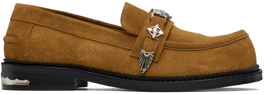 Эксклюзивные светло-коричневые замшевые лоферы SSENSE Toga Virilis
Эксклюзивные светло-коричневые замшевые лоферы SSENSE Toga Virilis