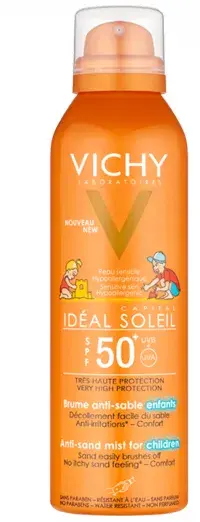 Vichy Ideal Soleil Anti-Sand Kids SPF 50 200 мл Детская защита от солнца
Vichy Ideal Soleil Anti-Sand Kids SPF 50 200 мл Детская защита от солнца