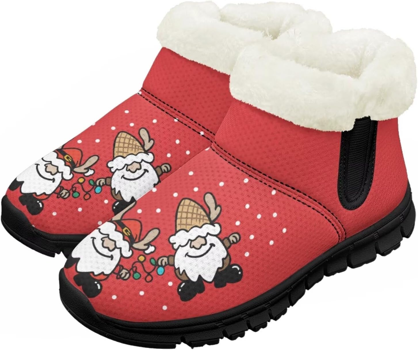 Детские зимние ботинки для девочек и мальчиков, утепленные, с меховой подкладкой, водонепроницаемые, легкие, противоскользящие Chririnla, Christmas Gnome
Детские зимние ботинки для девочек и мальчиков, утепленные, с меховой подкладкой, водонепроницаемые, легкие, противоскользящие Chririnla, Christmas Gnome