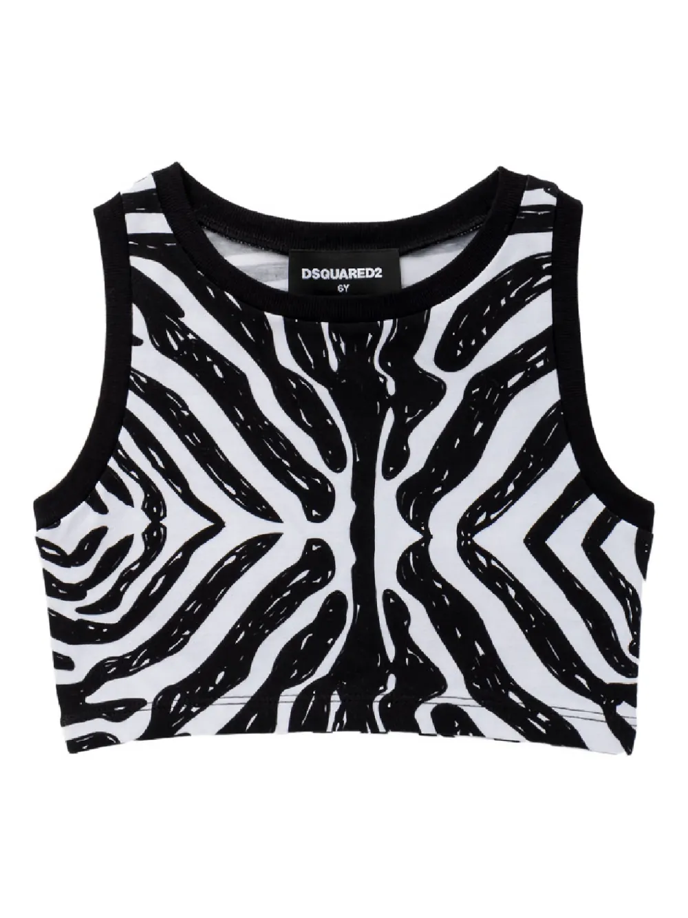 Майка с животным принтом Dsquared2 Kids, черный
Майка с животным принтом Dsquared2 Kids, черный