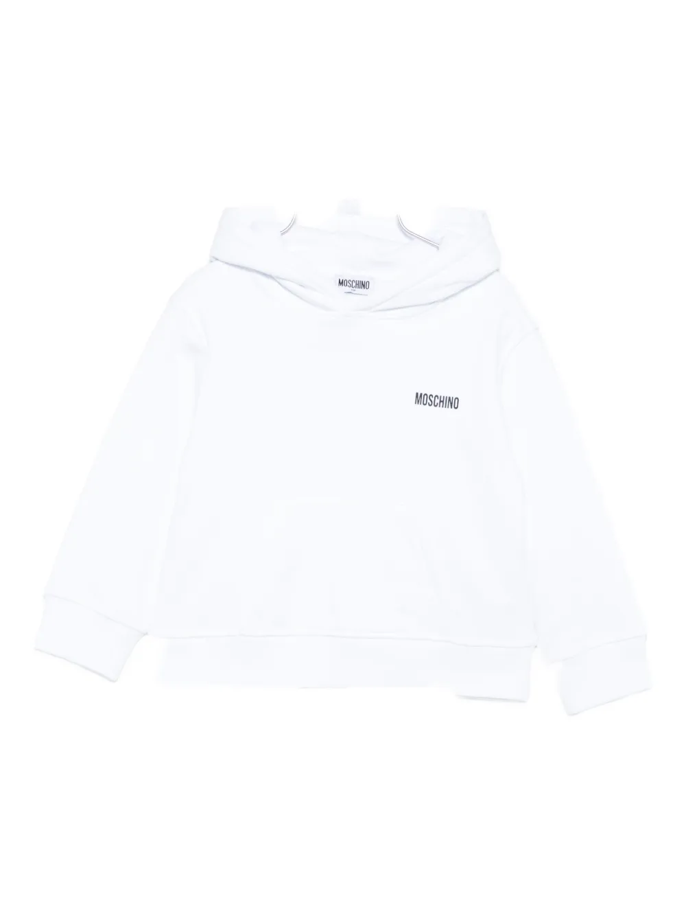 Толстовка с капюшоном, украшенная стразами Moschino Kids, белый
Толстовка с капюшоном, украшенная стразами Moschino Kids, белый