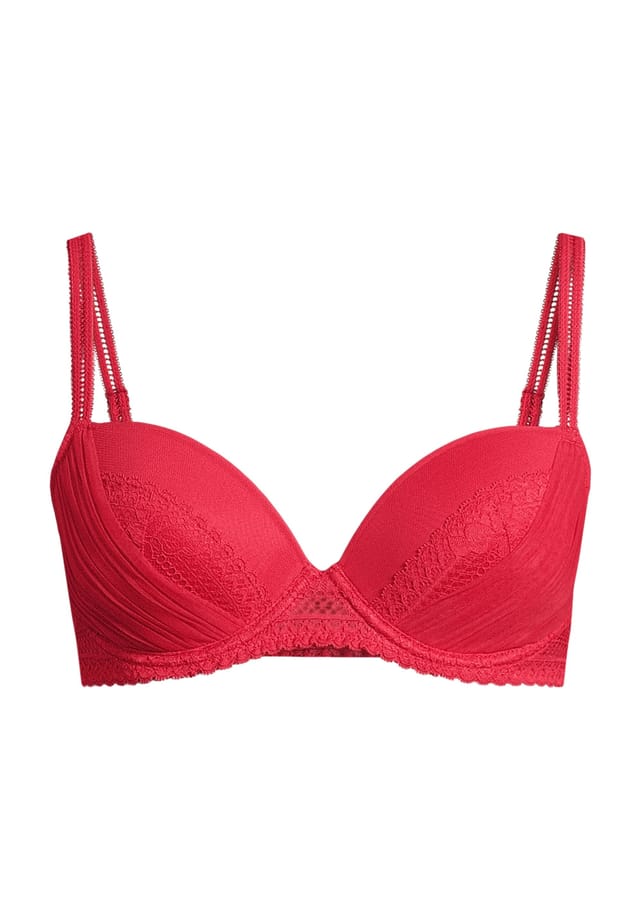 Кружевной бюстгальтер на косточках Manguun, красный
Кружевной бюстгальтер на косточках Manguun, красный