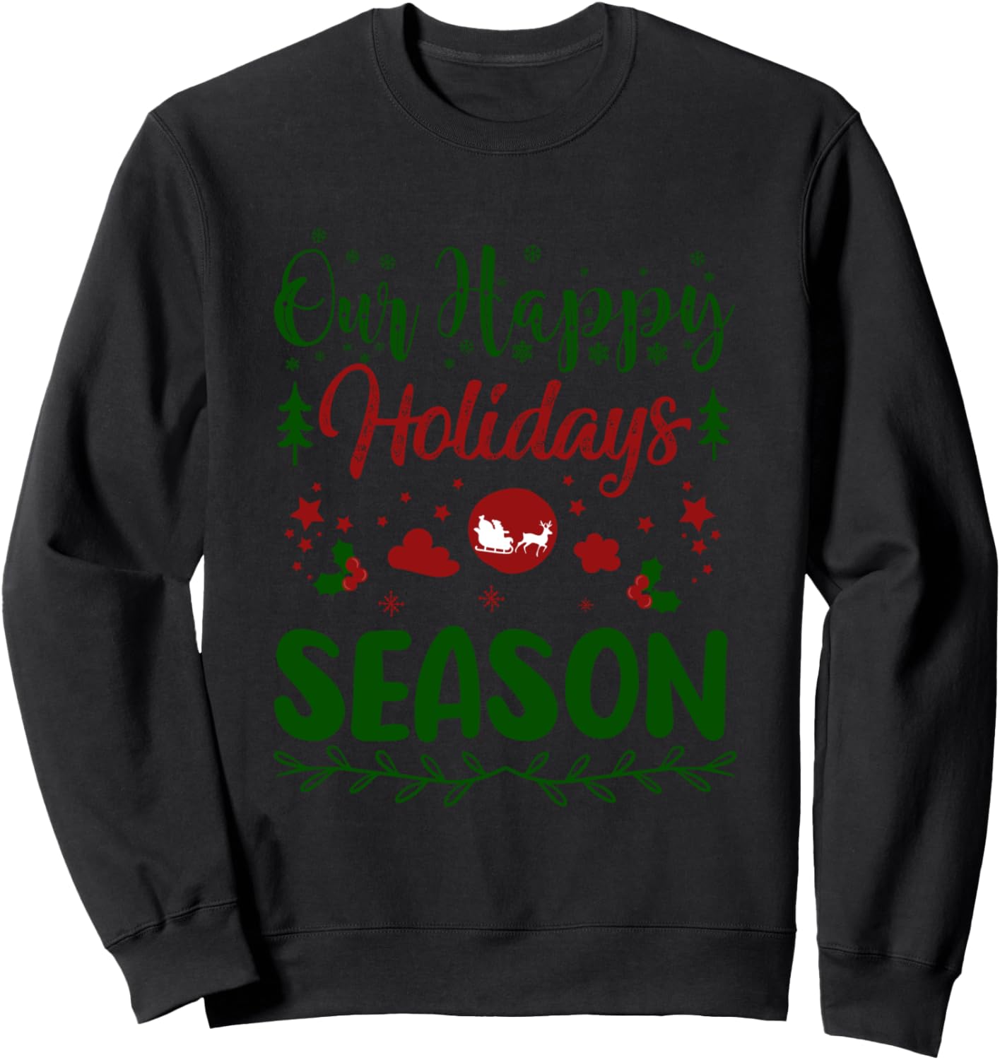 Наша праздничная толстовка «Счастливых праздников!» Festive Holiday Cheer Celebration Season, черный
Наша праздничная толстовка «Счастливых праздников!» Festive Holiday Cheer Celebration Season, черный