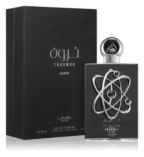 Парфюмированная вода, 100 мл Lattafa, Pride Tharwa Silver
Парфюмированная вода, 100 мл Lattafa, Pride Tharwa Silver