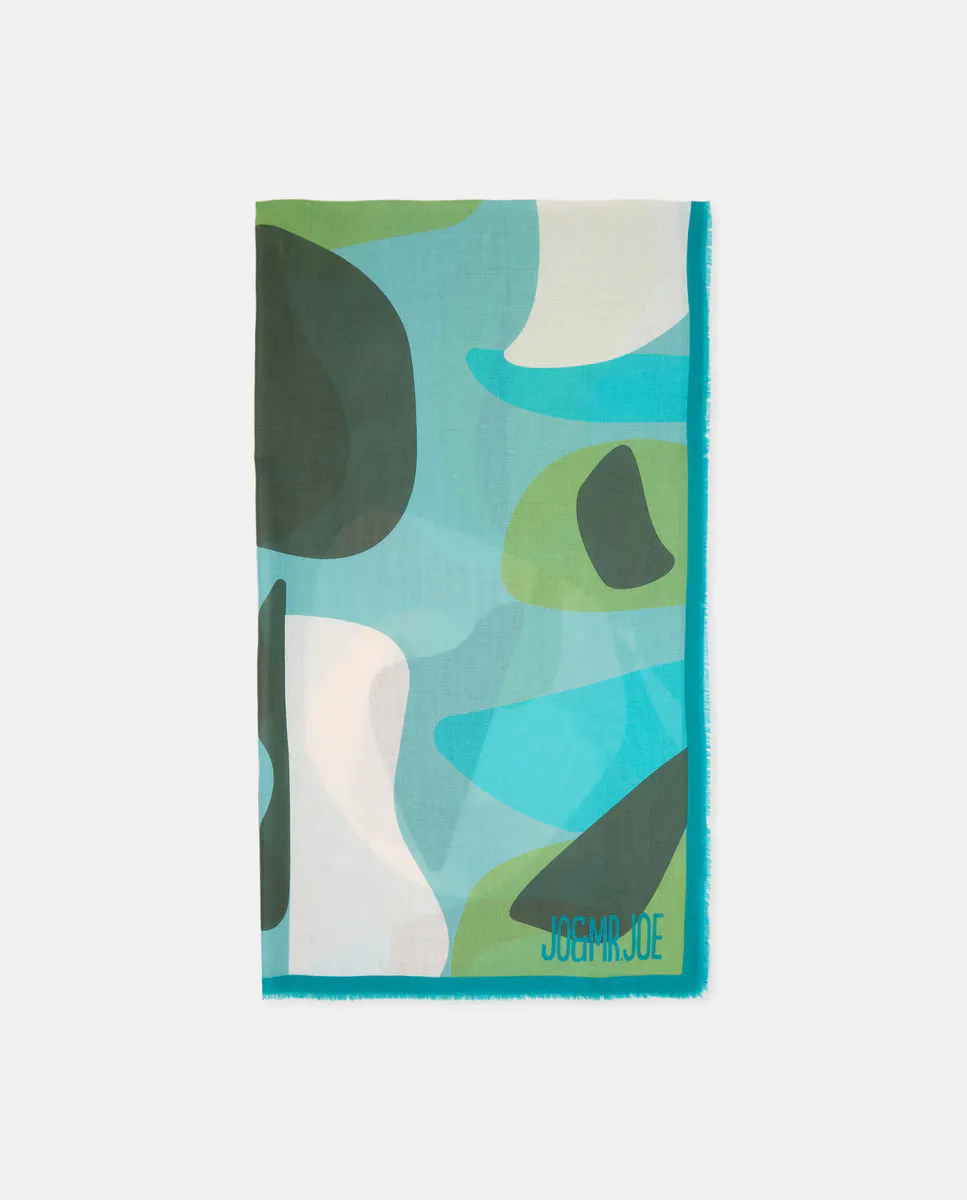 Шарф с геометрическим узором Jo & Mr. Joe, зеленый
Шарф с геометрическим узором Jo & Mr. Joe, зеленый