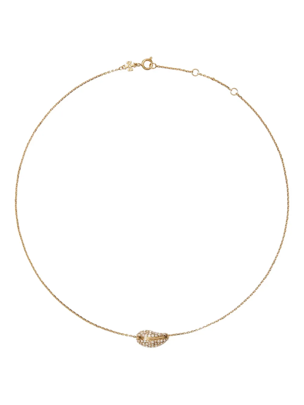 Ожерелье с инкрустированной ракушкой Tory Burch, золотой
Ожерелье с инкрустированной ракушкой Tory Burch, золотой