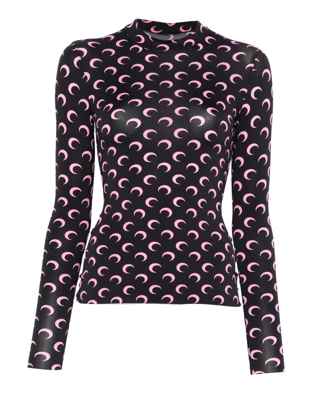 Топ с принтом Marine Serre, черный
Топ с принтом Marine Serre, черный