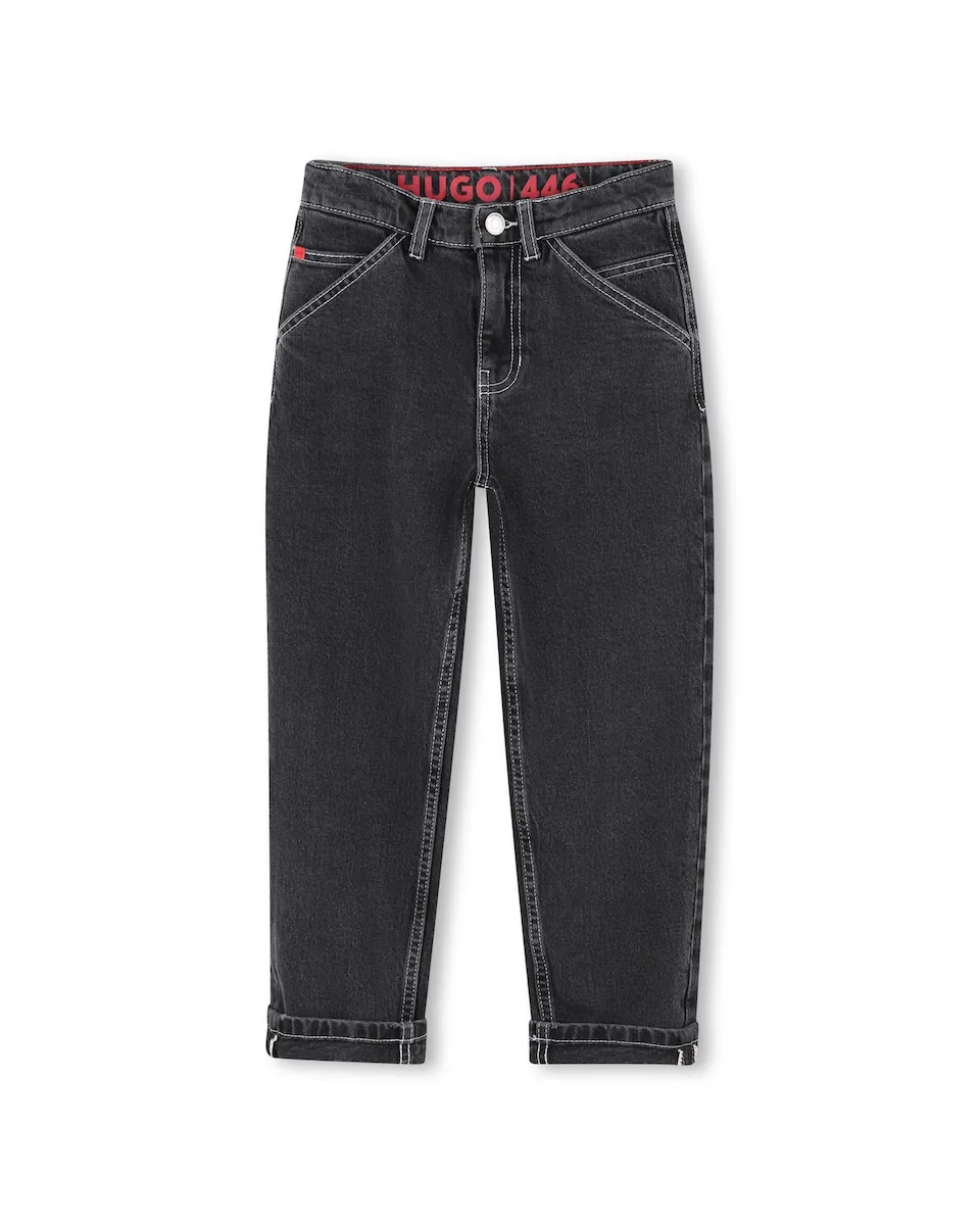Детские джинсы черного цвета Hugo
Детские джинсы черного цвета Hugo