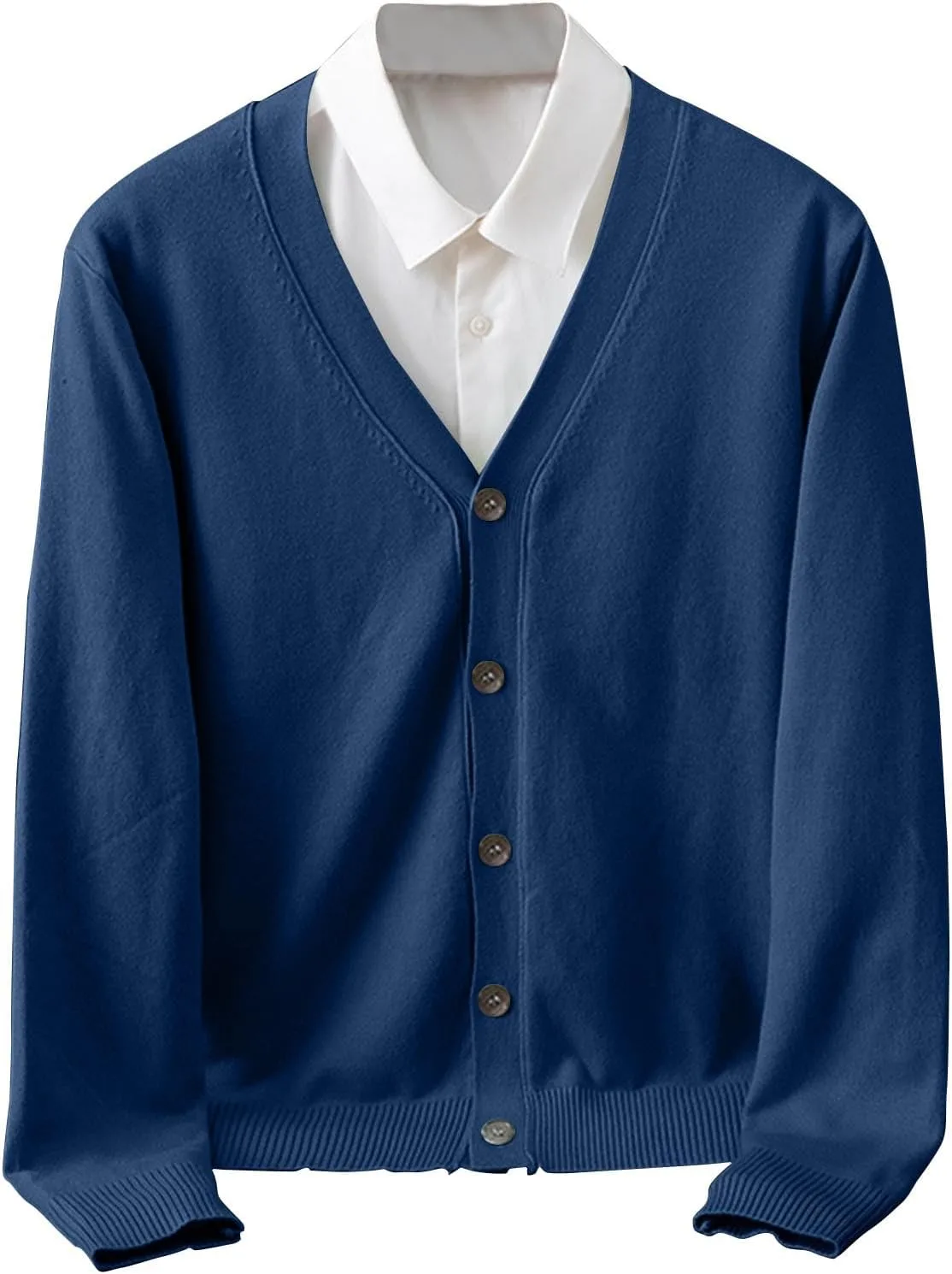 Кардиган мужской V-образный вырез Slim Fit
Кардиган мужской V-образный вырез Slim Fit