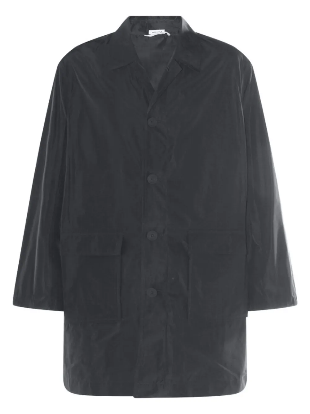 Однобортное пальто с принтом логотипа Thom Browne
Однобортное пальто с принтом логотипа Thom Browne