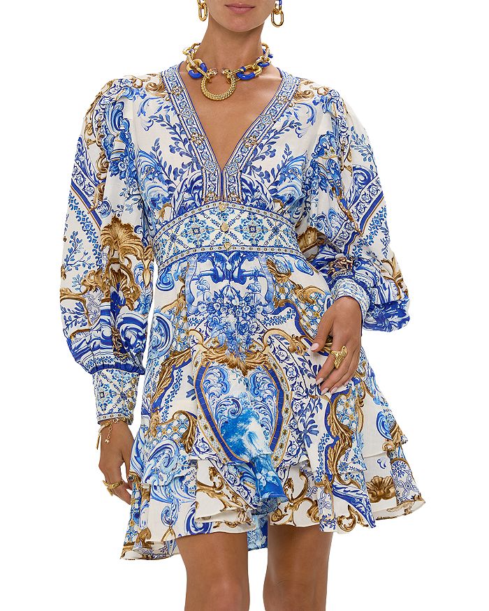 Платье с пуговицами и рюшами Camilla, синий
Платье с пуговицами и рюшами Camilla, синий