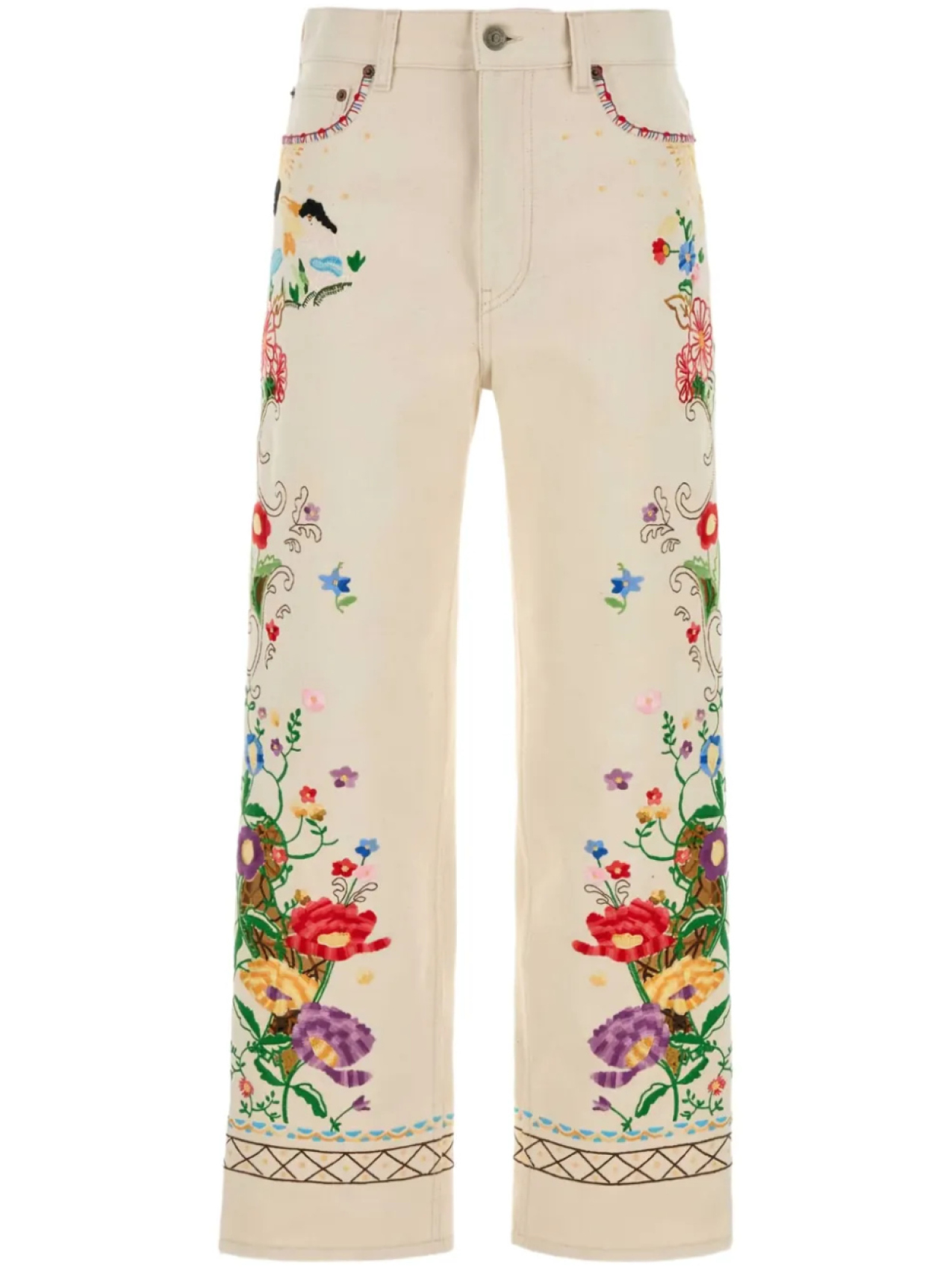 Брюки прямого кроя Valentino Garavani, белый
Брюки прямого кроя Valentino Garavani, белый