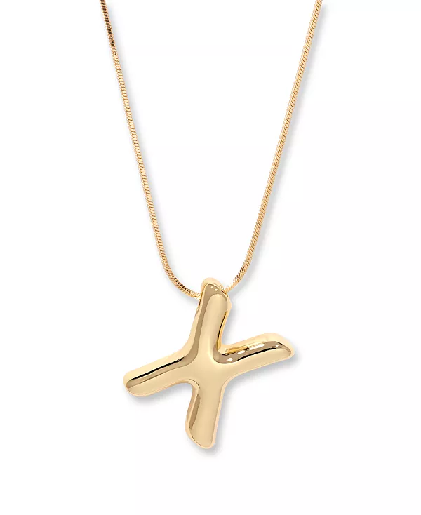 Позолоченное короткое ожерелье с подвеской в виде бабл-инициала Пиппы Brook & York, gold-x
Позолоченное короткое ожерелье с подвеской в виде бабл-инициала Пиппы Brook & York, gold-x