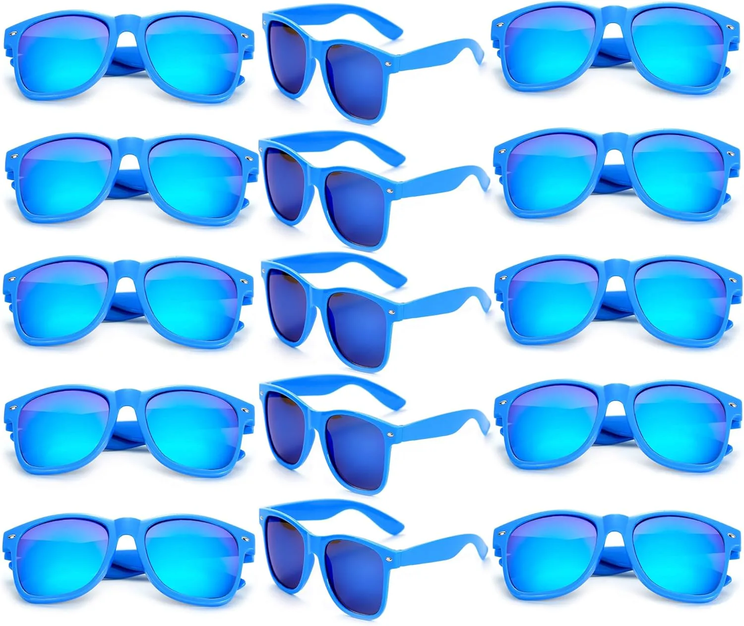 Fsmiling Мужские солнцезащитные очки, классический набор, недорогие солнцезащитные очки, стильный набор очков для женщин - 15 штук, синий, Blue | Mirrored
Fsmiling Мужские солнцезащитные очки, классический набор, недорогие солнцезащитные очки, стильный набор очков для женщин - 15 штук, синий, Blue | Mirrored