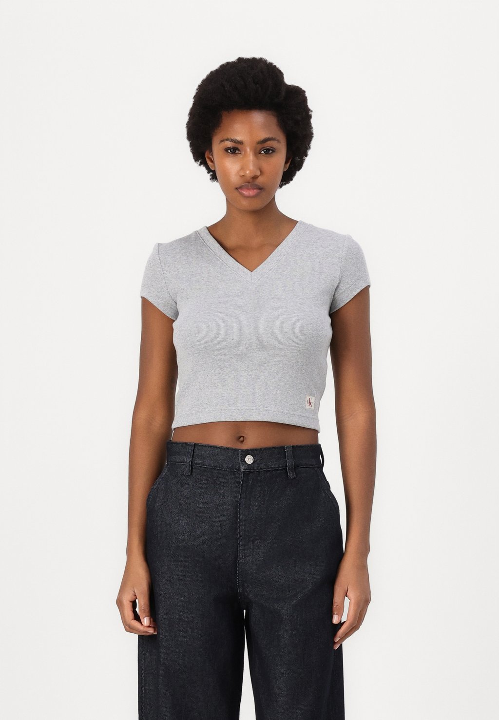 Базовая футболка WOVEN LABEL V NECK TEE Calvin Klein Jeans, серый
Базовая футболка WOVEN LABEL V NECK TEE Calvin Klein Jeans, серый