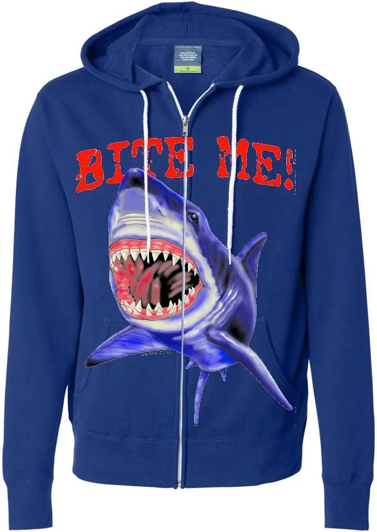 Толстовка Bite Me Great White Shark с молнией Dolphin Shirt Co
Толстовка Bite Me Great White Shark с молнией Dolphin Shirt Co