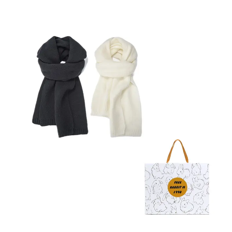 FREE RABBITⅡ Вязаный шарф унисекс, 2 Pack (Black+Milk White)
FREE RABBITⅡ Вязаный шарф унисекс, 2 Pack (Black+Milk White)