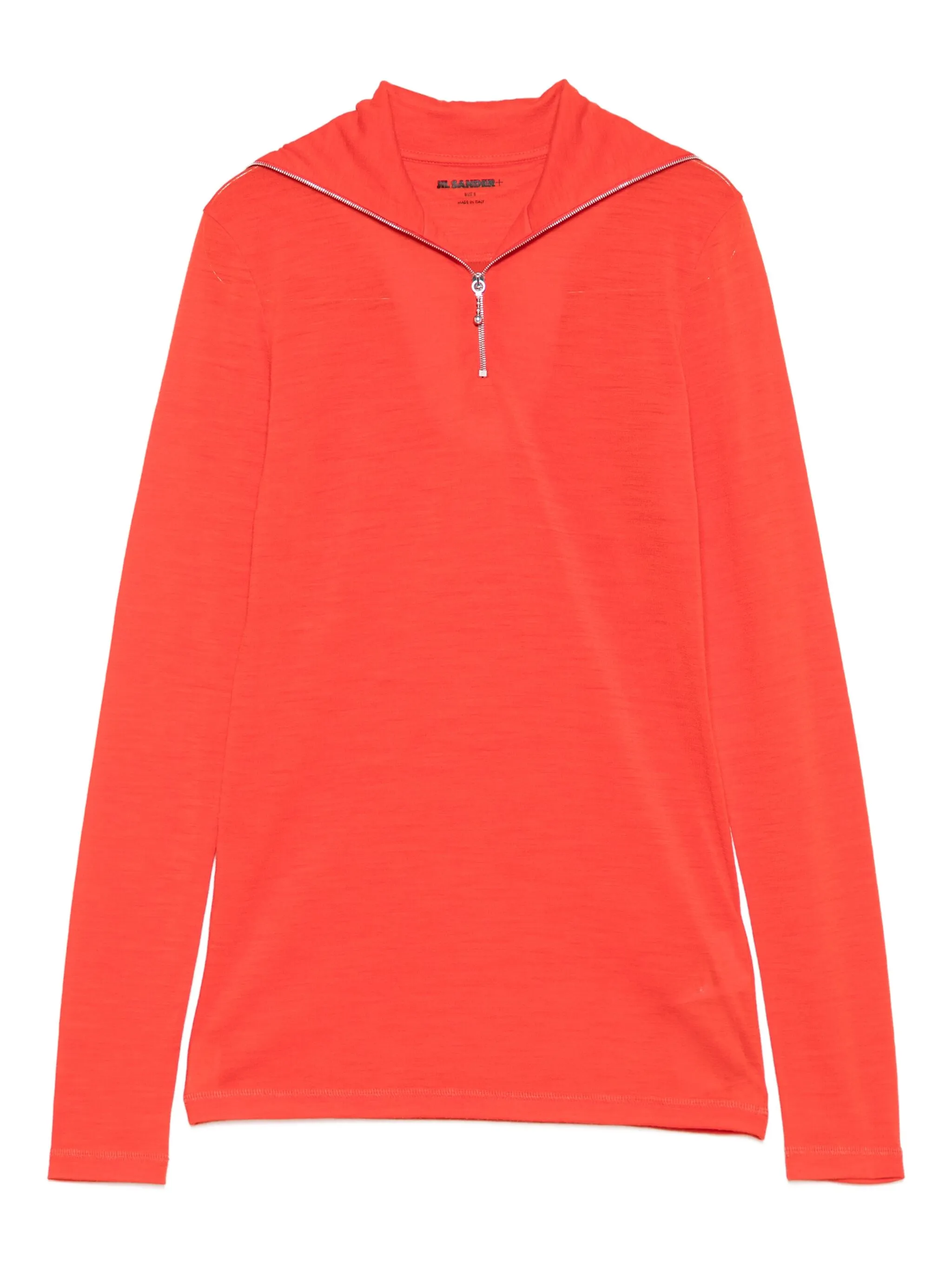 Толстовка на молнии с высоким воротником Jil Sander, красный
Толстовка на молнии с высоким воротником Jil Sander, красный