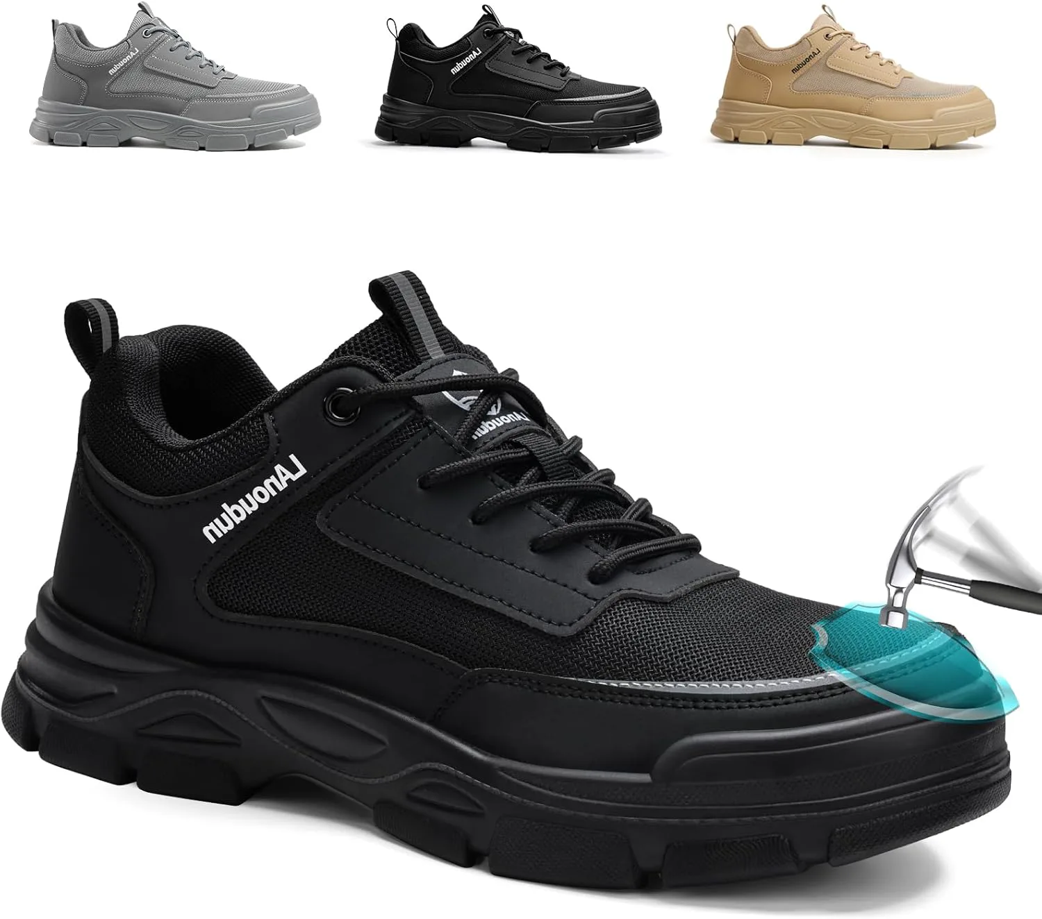 Мужские рабочие ботинки с стальными носками Легкие рабочие туфли Удобные мужские рабочие сапоги Неразрушимая защитная обувь для мужчин Промышленные строительные кроссовки с стальным носком Мягкие мужские туфли GUSAYEX, черный
Мужские рабочие ботинки с стальными носками Легкие рабочие туфли Удобные мужские рабочие сапоги Неразрушимая защитная обувь для мужчин Промышленные строительные кроссовки с стальным носком Мягкие мужские туфли GUSAYEX, черный