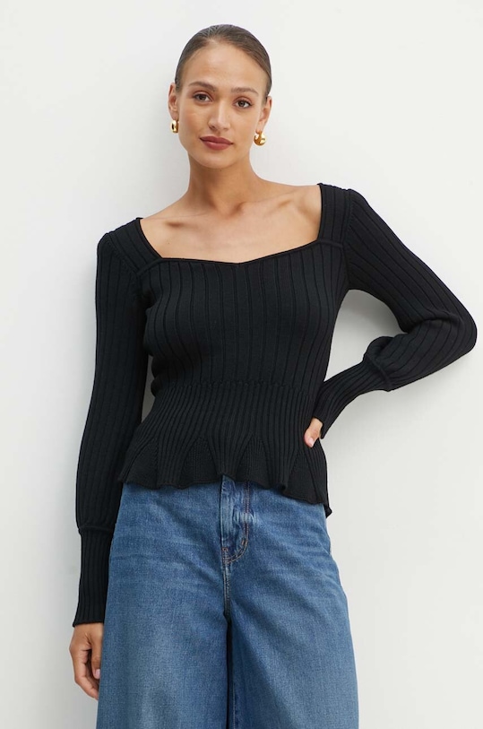 Шерстяной свитер Merlato Luisa Spagnoli, черный
Шерстяной свитер Merlato Luisa Spagnoli, черный