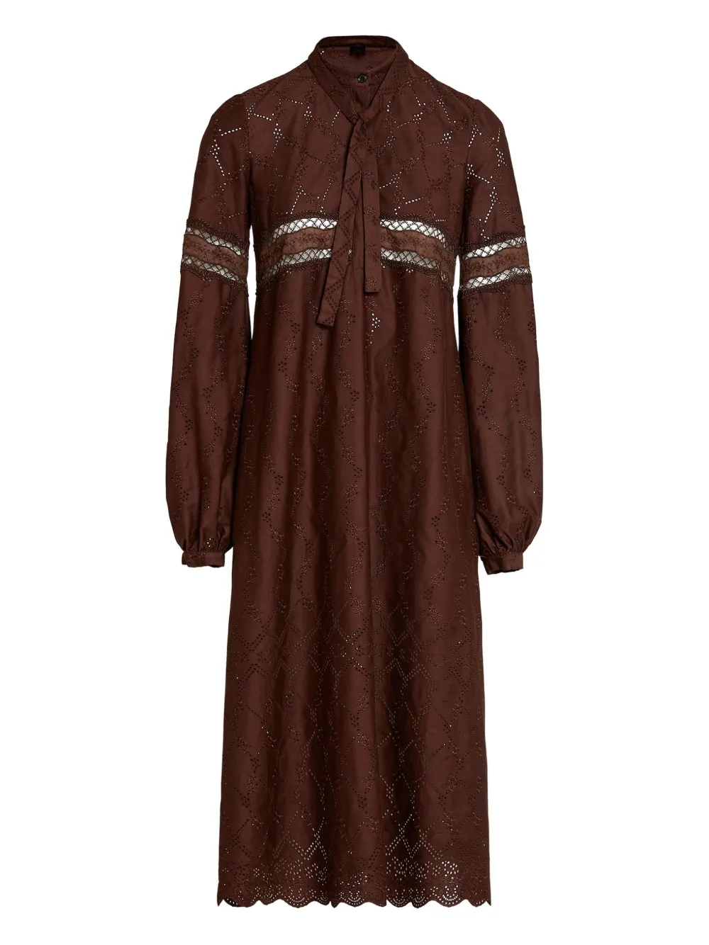 Платье миди с завязками Giambattista Valli, коричневый
Платье миди с завязками Giambattista Valli, коричневый