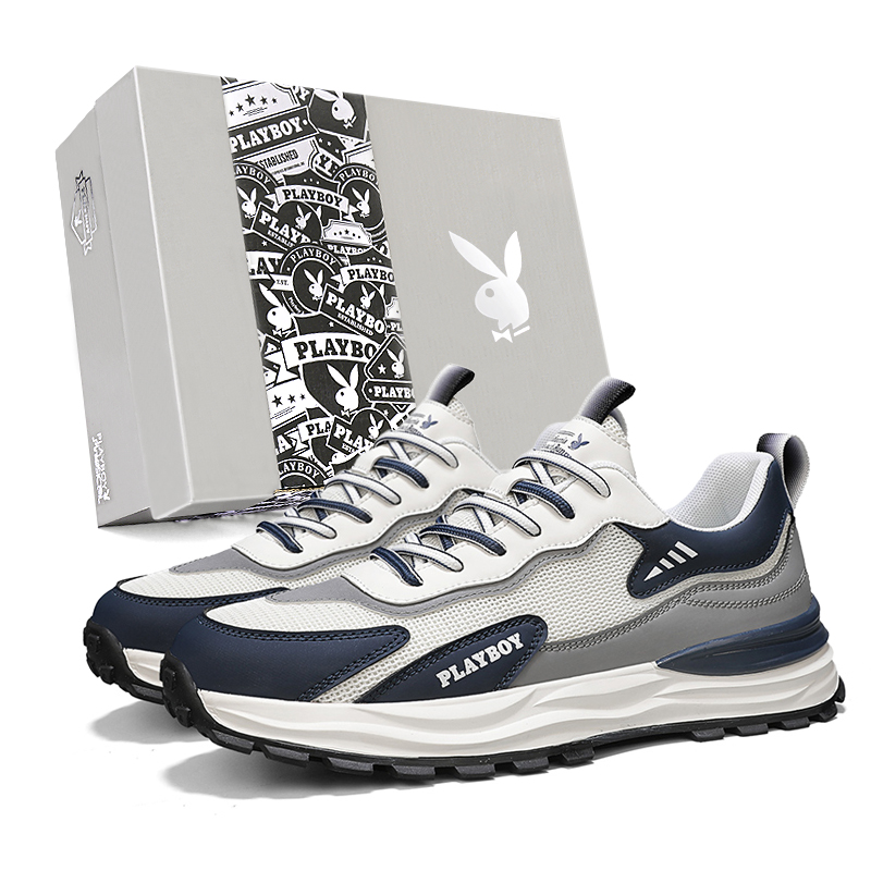 Низкие повседневные туфли Playboy для мужчин, бело-синие
Низкие повседневные туфли Playboy для мужчин, бело-синие