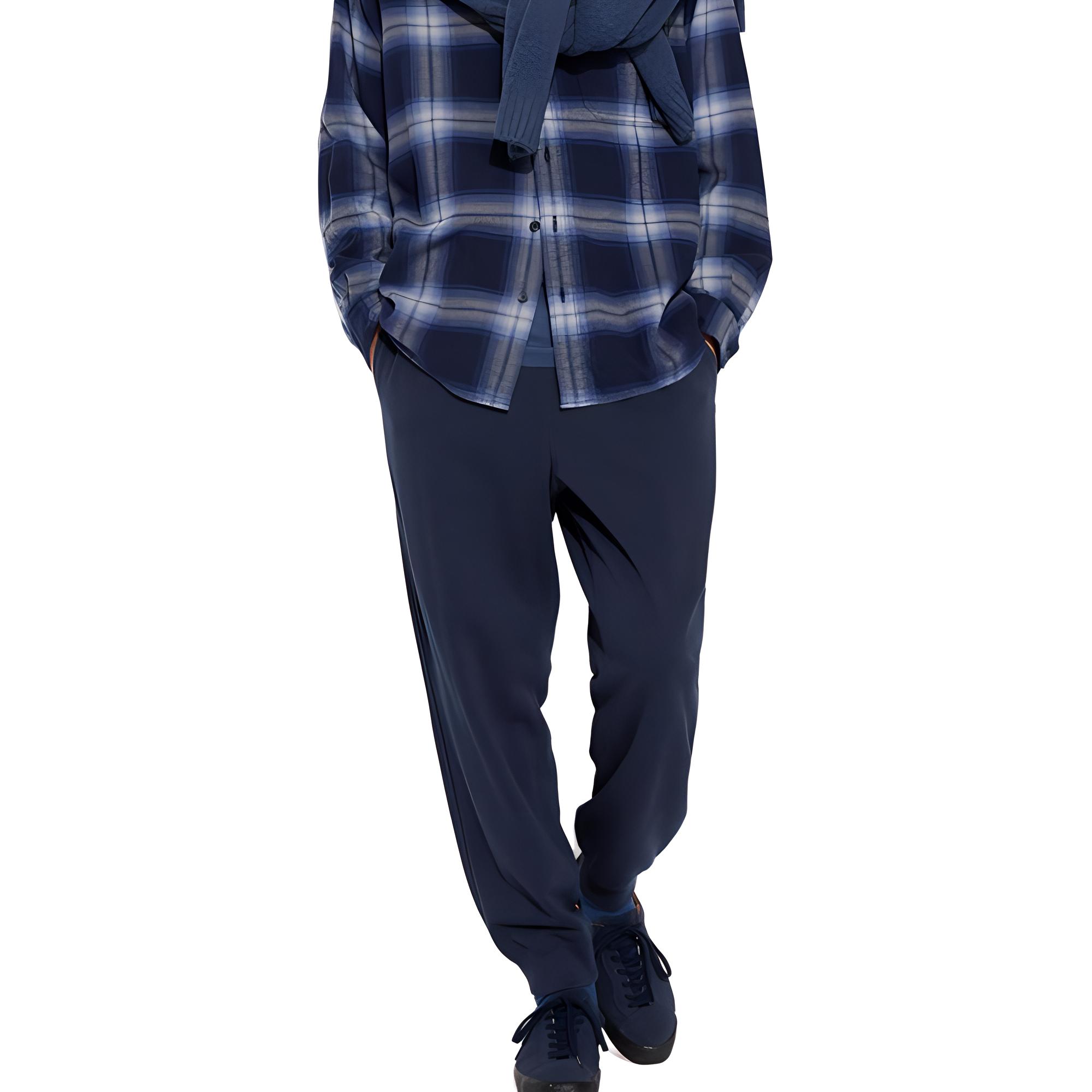 UNIQLO Повседневные брюки унисекс темно-синие
UNIQLO Повседневные брюки унисекс темно-синие